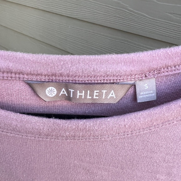 Athleta Pink Long Sleeve Athleisure Top Size Small - Picture 3 of 4